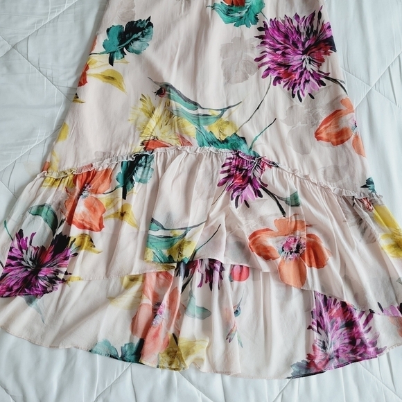 Trina Turk Rosales Floral Silk Midi Dress - Picture 5 of 9